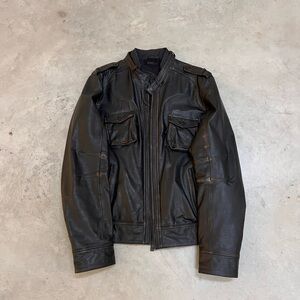 Rogue Brown Distressed Leather Jacket